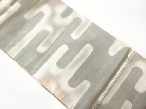 アンティーク　ヱ霞模様織り出し袋帯（材料）